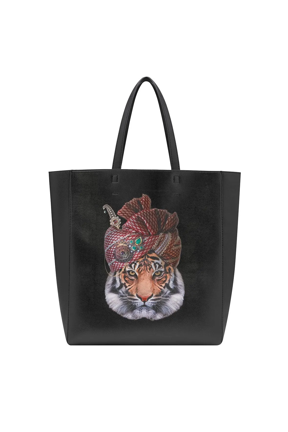 SAFFIANO TOTE BAG TURBAN TIGER sold by Camilla