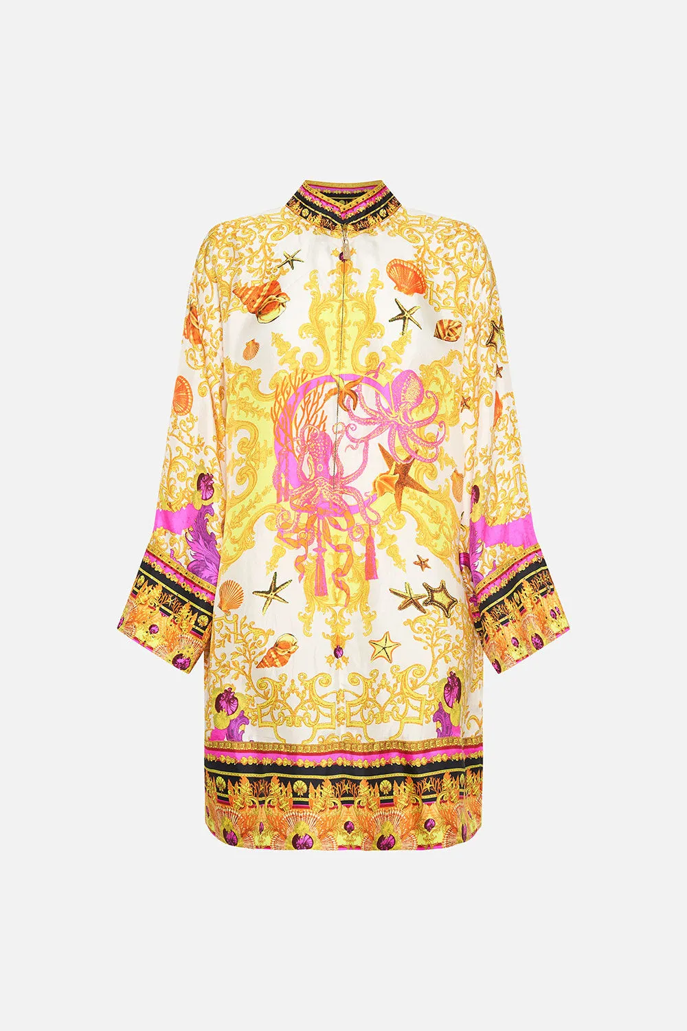 ZIP FRONT SHIRT DRESS SQUID SQUAD sold by Camilla product image thumbnail 3