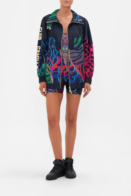OVERSIZED ZIP FRONT HOODIE UNDER THE NEON SUN sold by Camilla