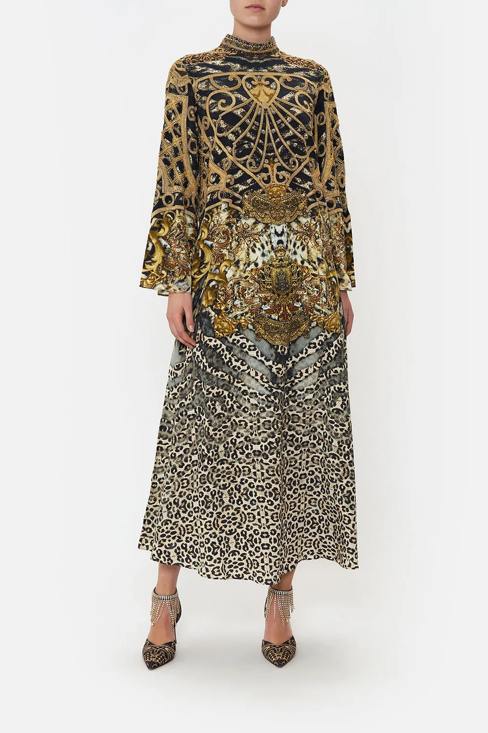 HIGH NECK LONG SLEEVE DRESS ARMADA sold by Camilla product image thumbnail 2