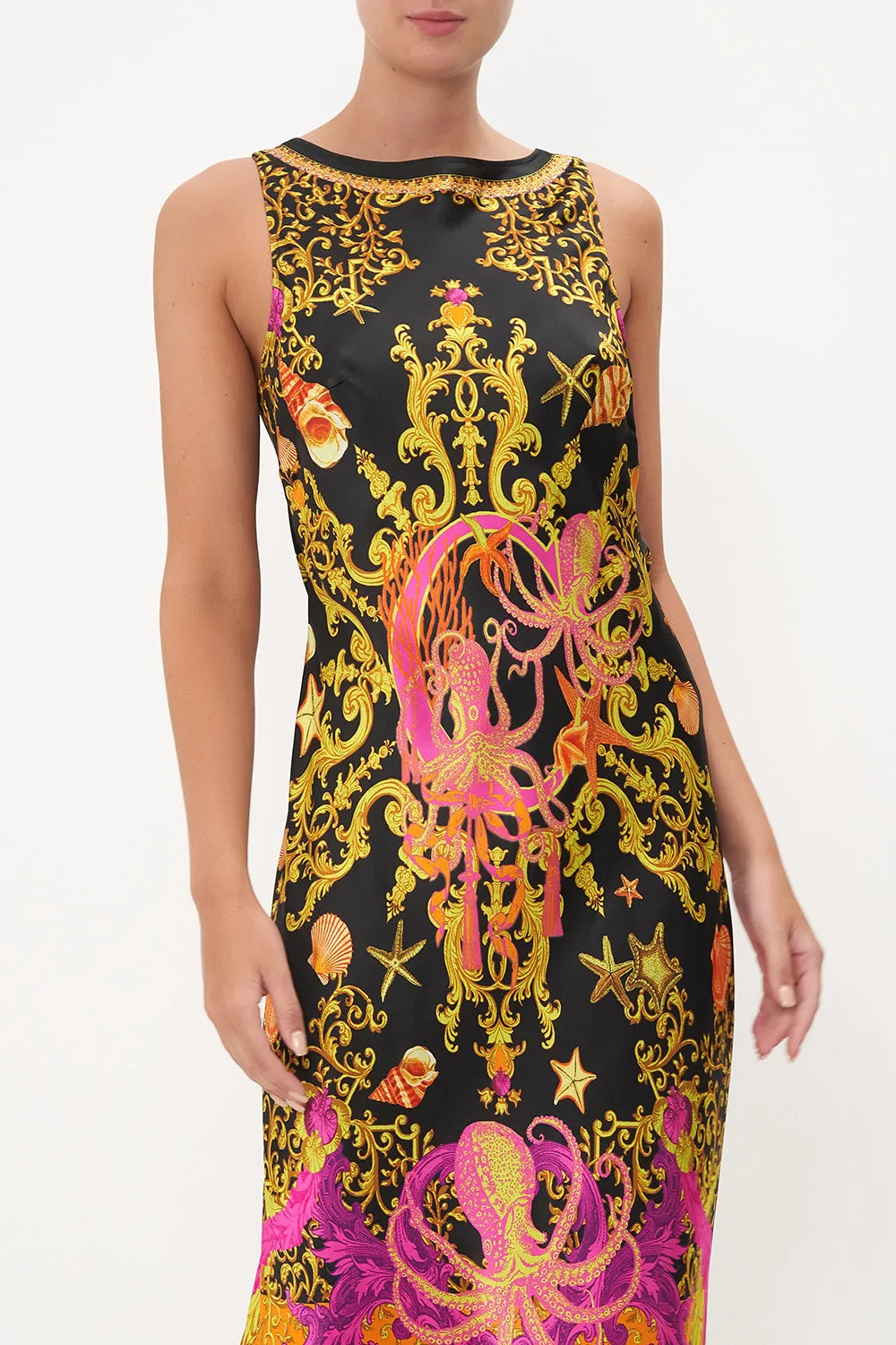 BIAS SLIP WITH DRAPED BACK OCTOPIA sold by Camilla product image thumbnail 5