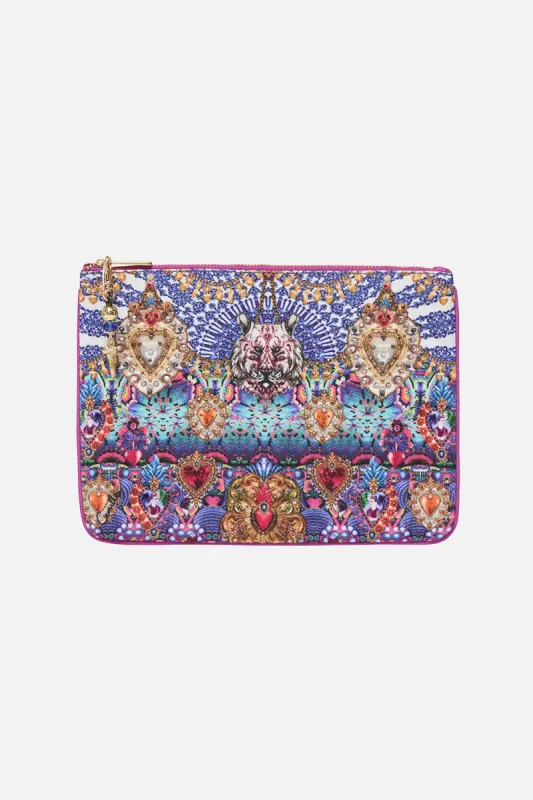 SMALL CANVAS CLUTCH LUCKY CHARMS sold by Camilla