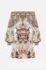 OFF SHOULDER SHORT DRESS FRIENDS WITH FRESCOS sold by Camilla