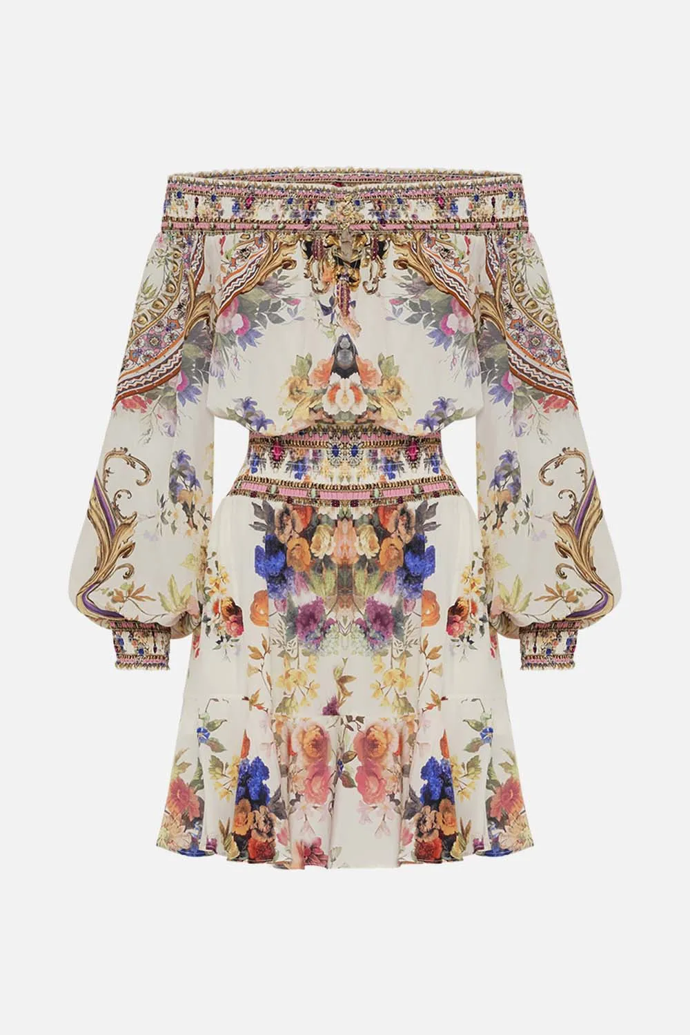 OFF SHOULDER SHORT DRESS FRIENDS WITH FRESCOS sold by Camilla product image thumbnail 3