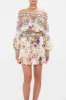 OFF SHOULDER SHORT DRESS FRIENDS WITH FRESCOS sold by Camilla