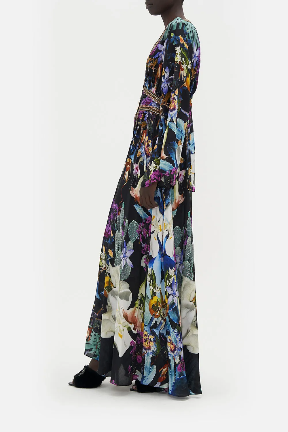 KIMONO SLEEVE DRESS WITH SHIRRING DETAIL HYPNOTISE ME sold by Camilla product image thumbnail 4