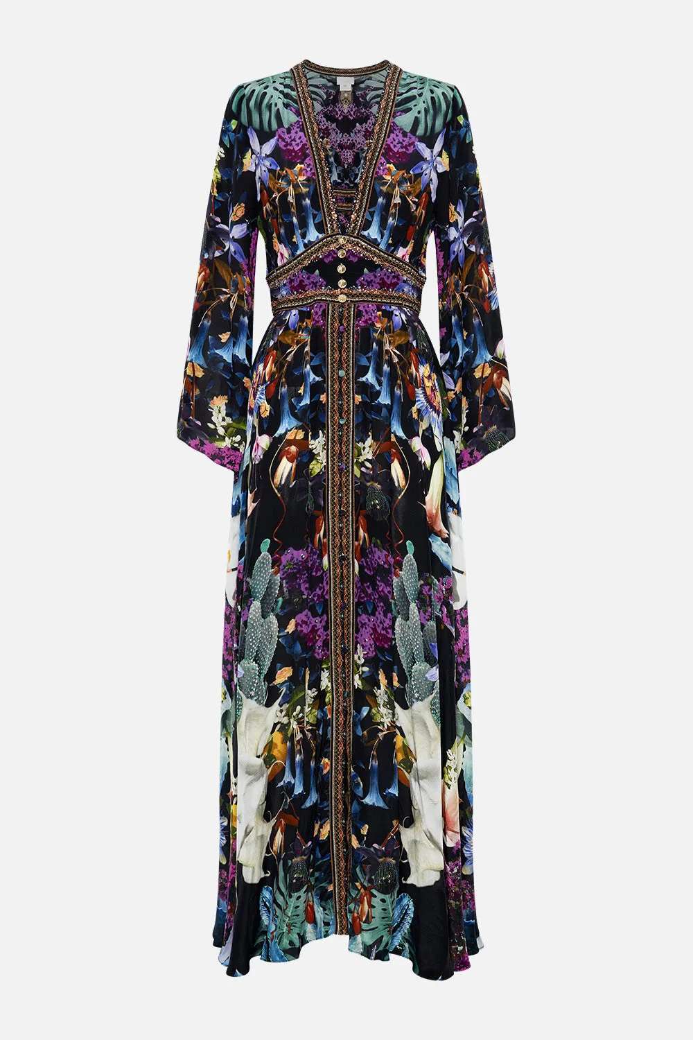 KIMONO SLEEVE DRESS WITH SHIRRING DETAIL HYPNOTISE ME sold by Camilla product image thumbnail 3