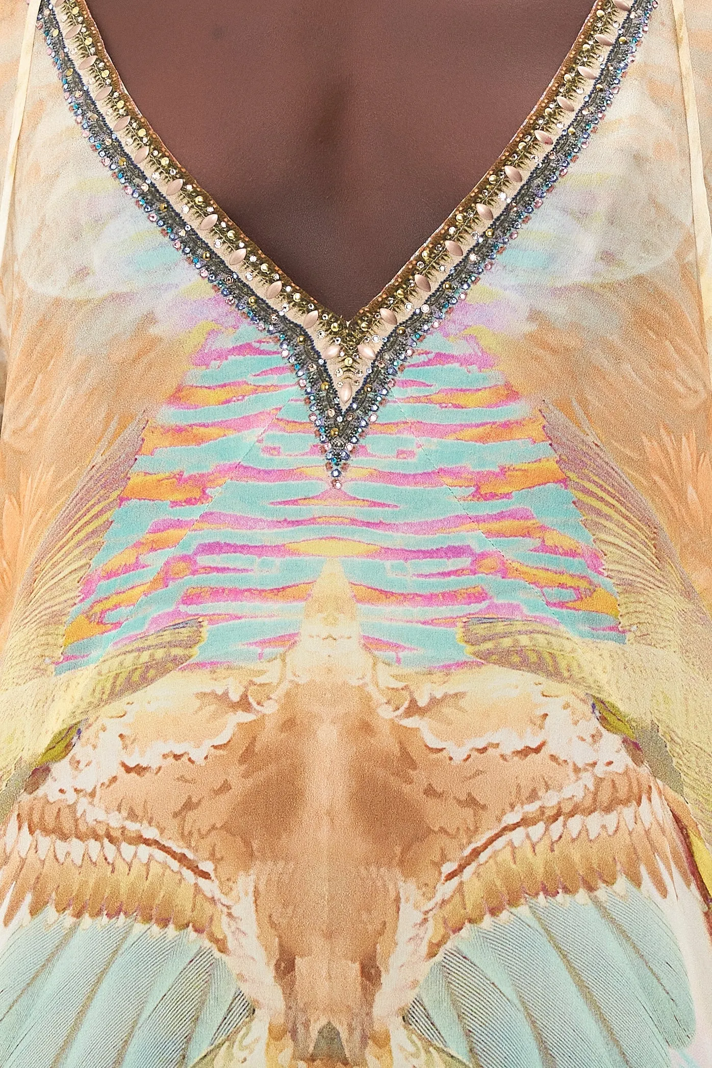 A-LINE GATHERED PANEL DRESS TAKE FLIGHT sold by Camilla product image thumbnail 5