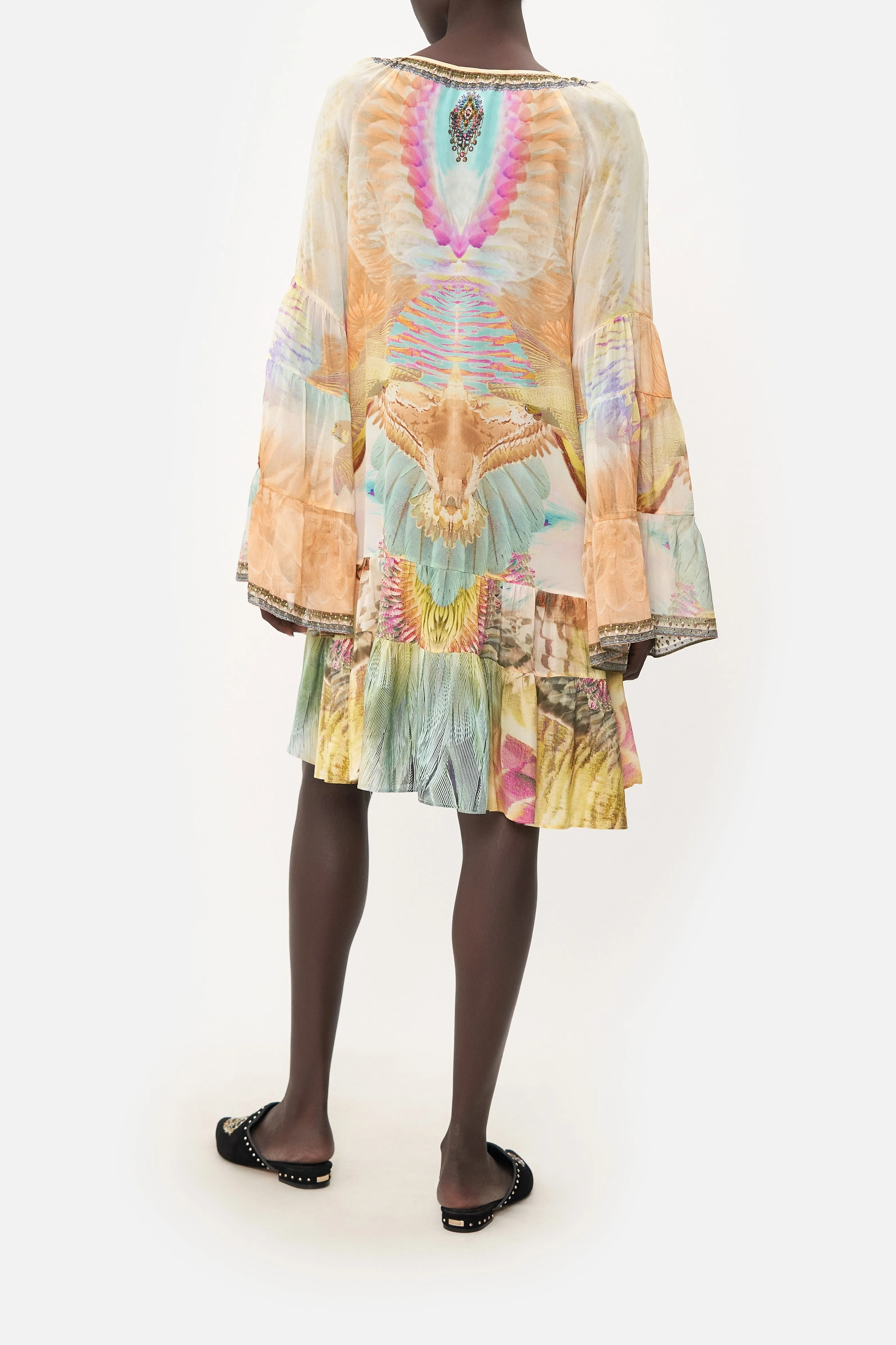 A-LINE GATHERED PANEL DRESS TAKE FLIGHT sold by Camilla product image thumbnail 2