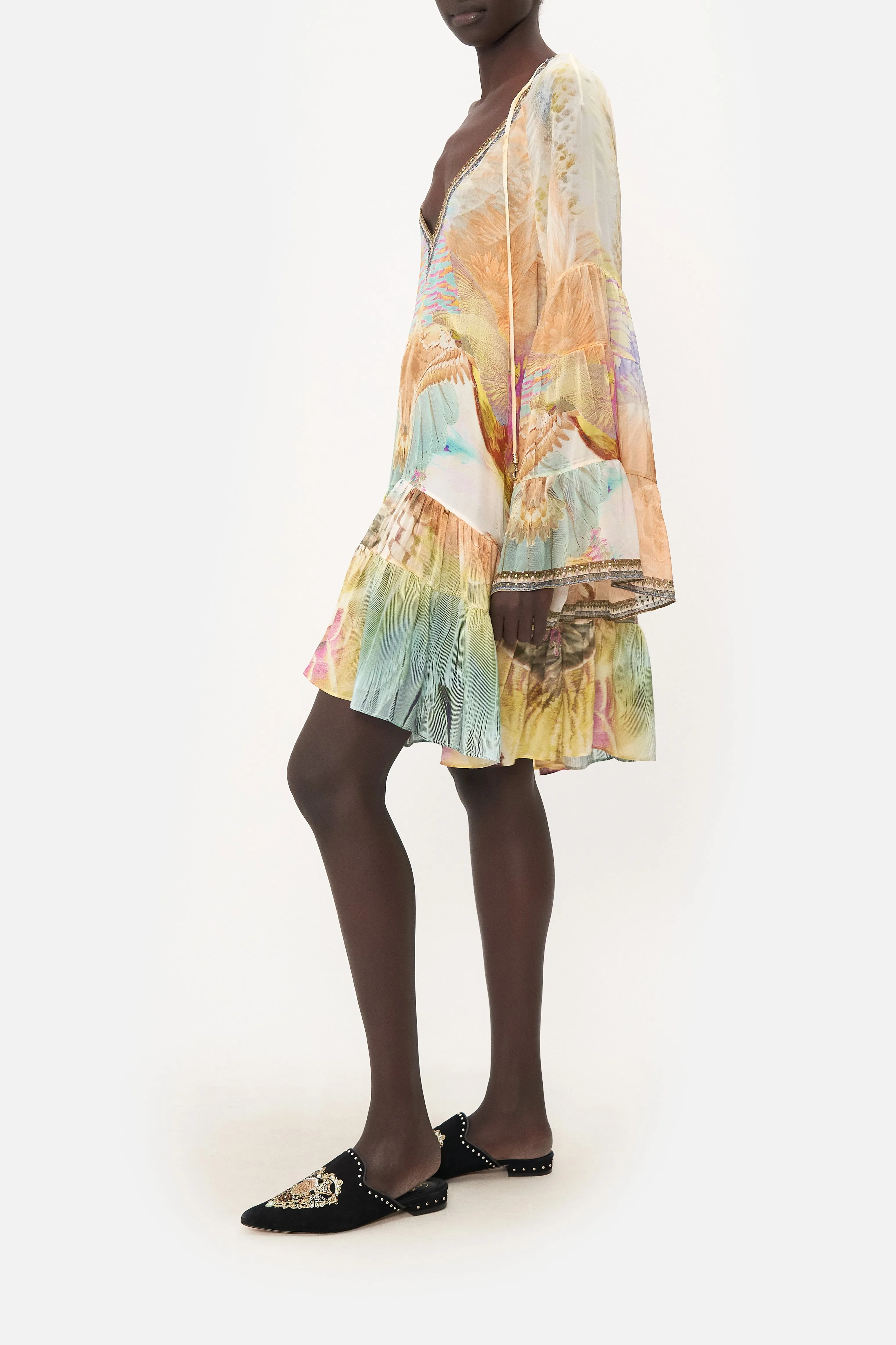 A-LINE GATHERED PANEL DRESS TAKE FLIGHT sold by Camilla product image thumbnail 3