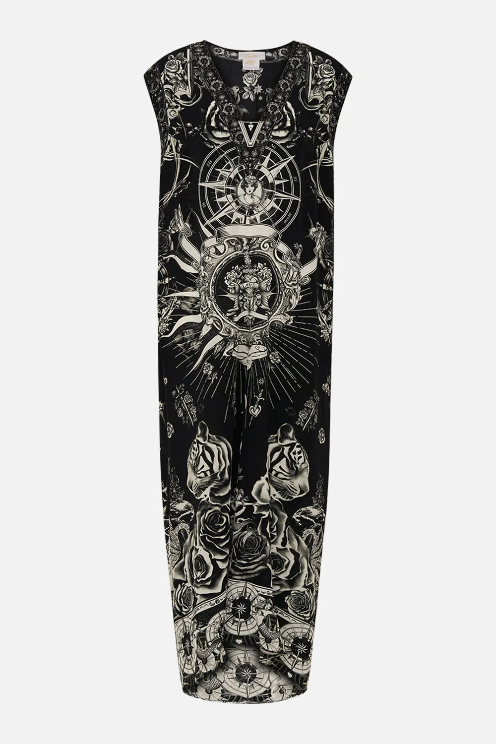 SLEEVELESS DRAPE BACK DRESS TALES OF TATTOO sold by Camilla product image thumbnail 3