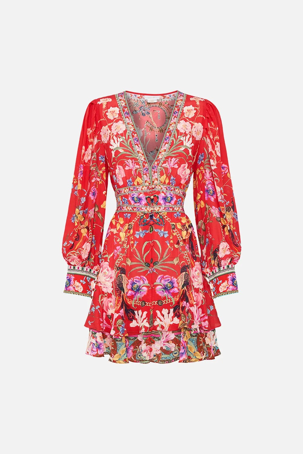 BUTTON FRONT FRILL DRESS RUFFLE SOME FEATHERS sold by Camilla product image thumbnail 3