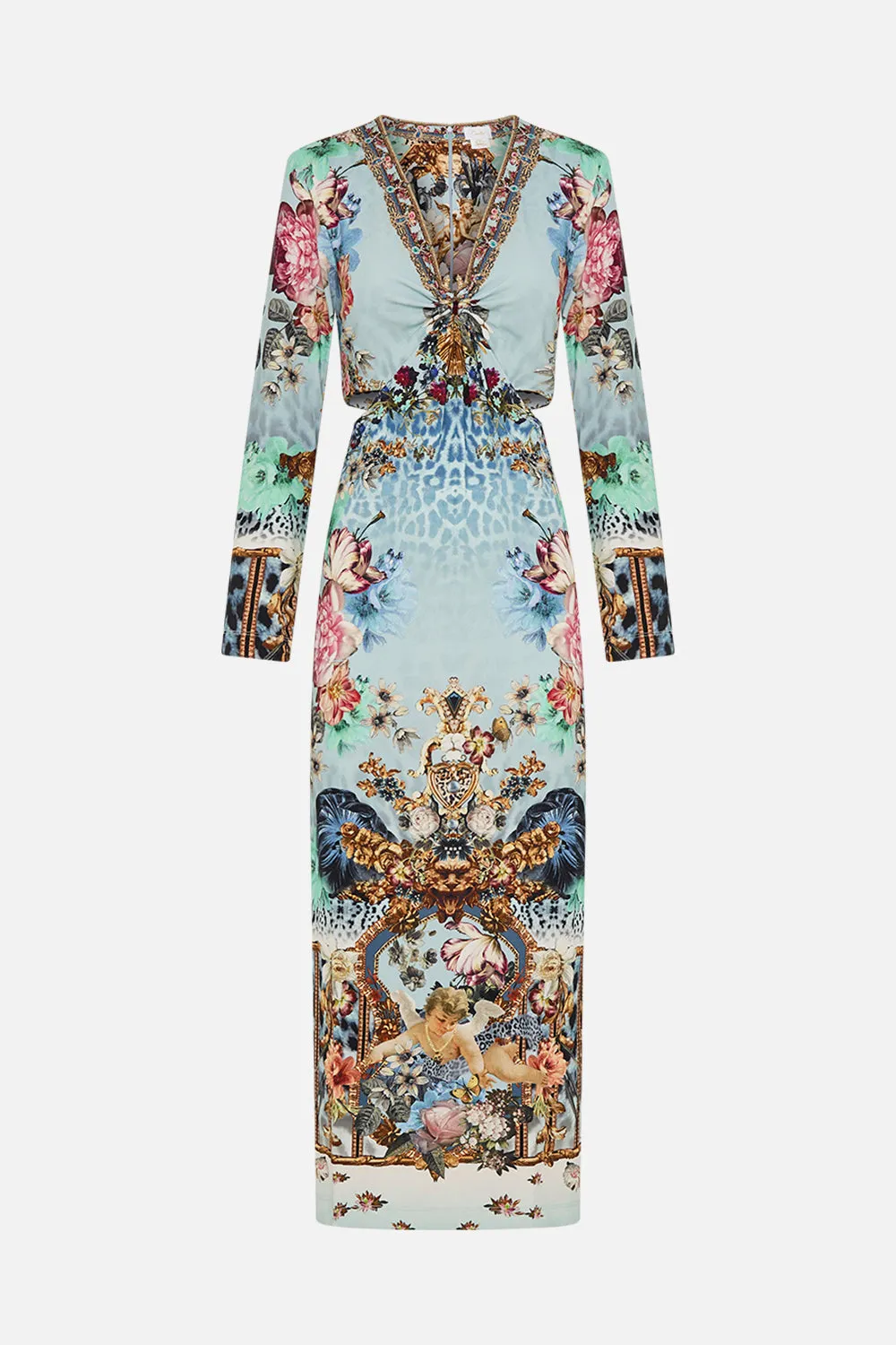 CUT OUT JERSEY DRESS WITH HARDWARE LETTERS TO LEO sold by Camilla product image thumbnail 3