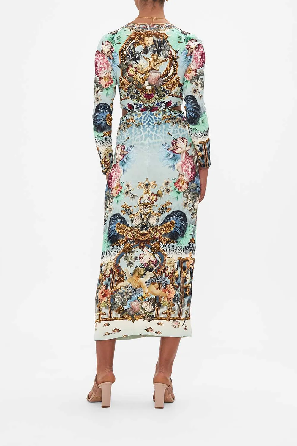 CUT OUT JERSEY DRESS WITH HARDWARE LETTERS TO LEO sold by Camilla product image thumbnail 2