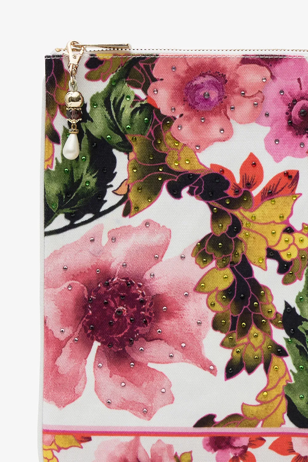 LARGE CANVAS CLUTCH PRETTY AS A POPPY sold by Camilla product image thumbnail 2