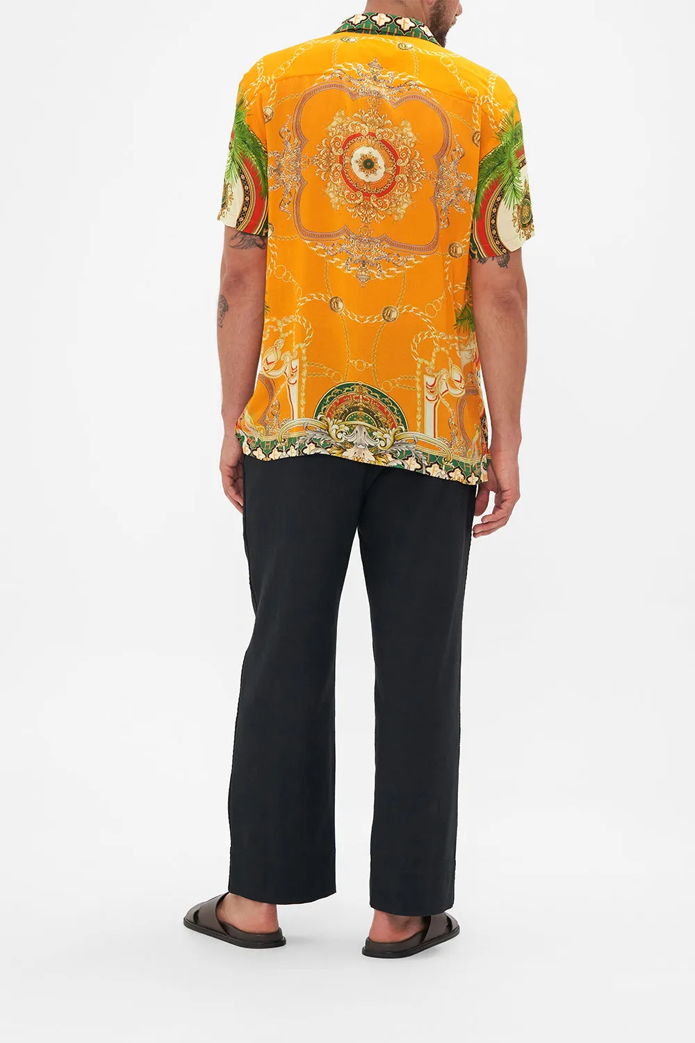 SHORT SLEEVE CAMP COLLARED SHIRT DANCING WITH THE BULLS sold by Camilla product image thumbnail 2