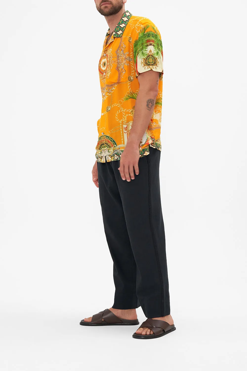 SHORT SLEEVE CAMP COLLARED SHIRT DANCING WITH THE BULLS sold by Camilla product image thumbnail 4