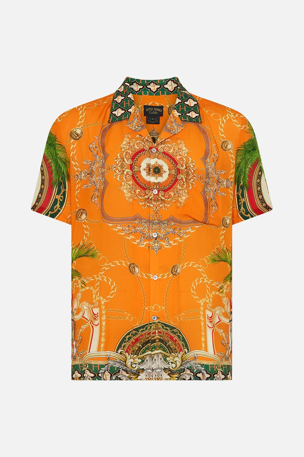 SHORT SLEEVE CAMP COLLARED SHIRT DANCING WITH THE BULLS sold by Camilla product image thumbnail 3