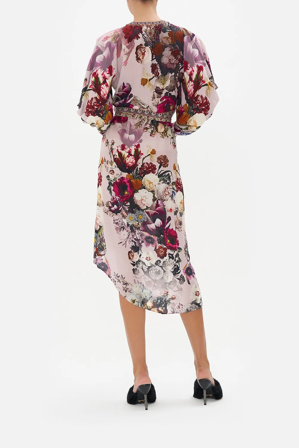 WRAP DRESS WITH DRAPED SLEEVE GYPSY ROSE sold by Camilla product image thumbnail 2