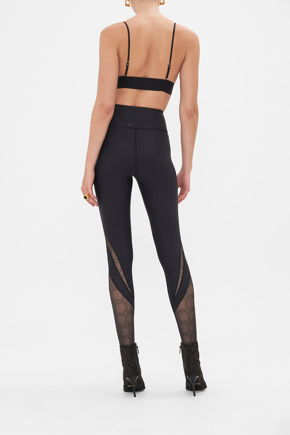 MESH SOFT PULL ON TRI BRA SOLID BLACK sold by Camilla product image thumbnail 2