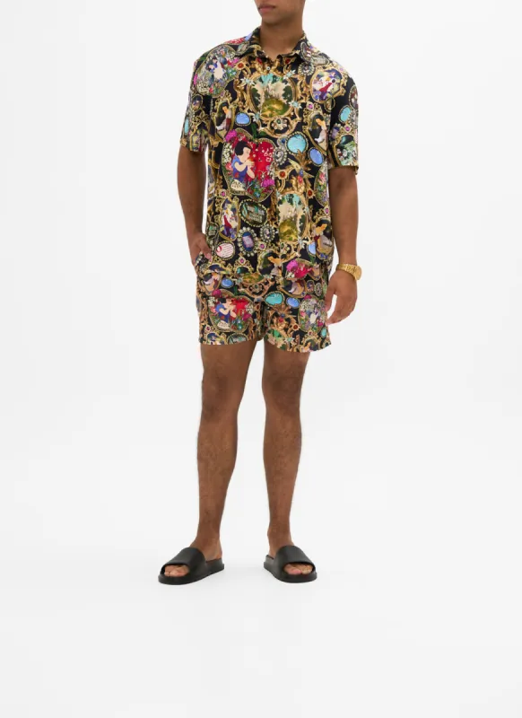 OVERSIZED BUTTON THROUGH SHORT SLEEVE SHIRT HAPPILY EVER AFTER sold by Camilla