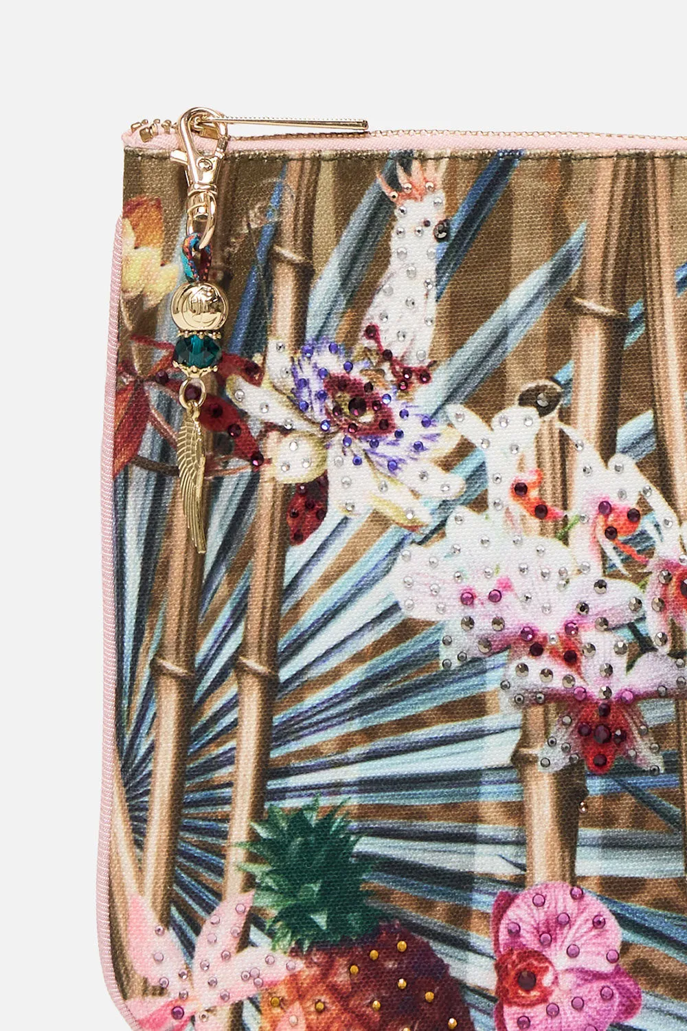 SMALL CANVAS CLUTCH PASSPORT TO PARADISE sold by Camilla product image thumbnail 2