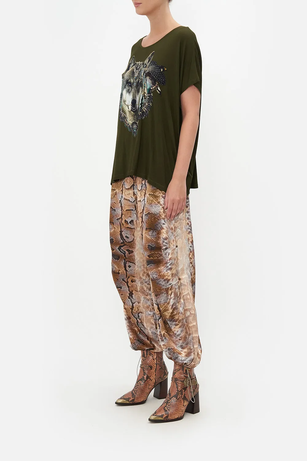 LOOSE FIT BOXY TEE CALL OF THE FALCON sold by Camilla product image thumbnail 4