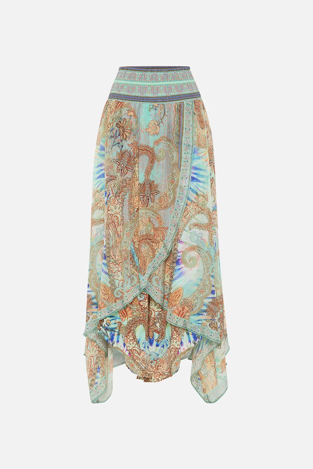 CROSS OVERLAY PANT MAKE LOVE NOT WAR sold by Camilla product image thumbnail 3