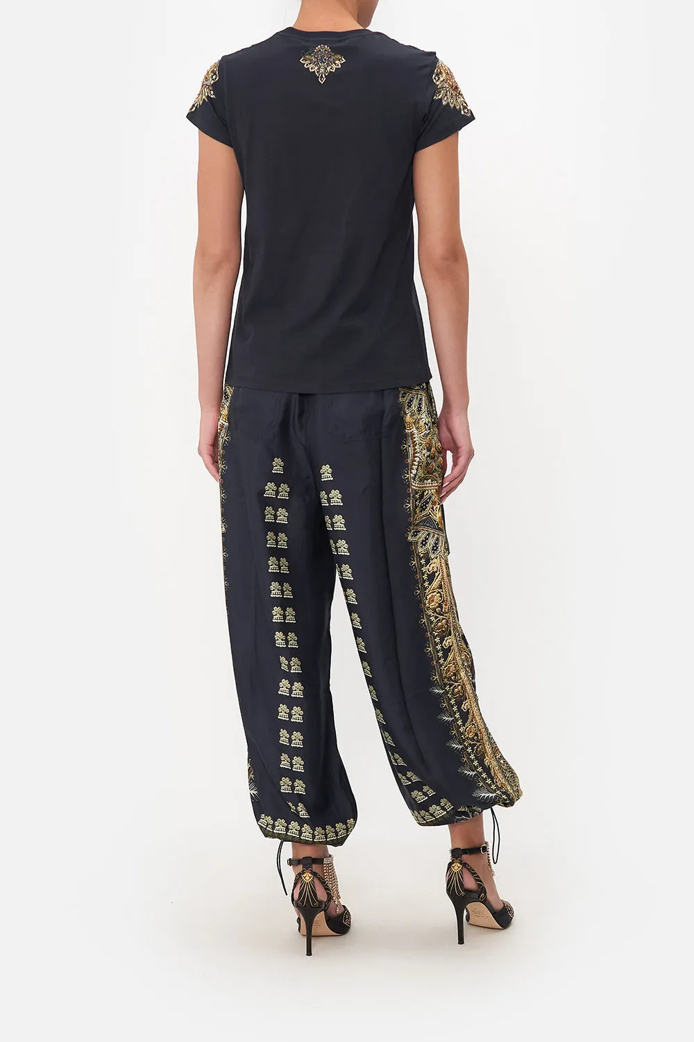 SLIM FIT ROUND NECK T-SHIRT ITS ALL OVER TORERO sold by Camilla product image thumbnail 2