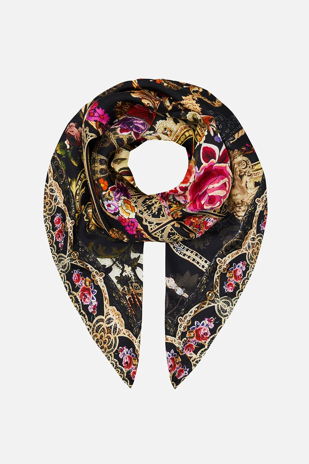 LARGE SQUARE SCARF DANCE WITH DUENDE sold by Camilla