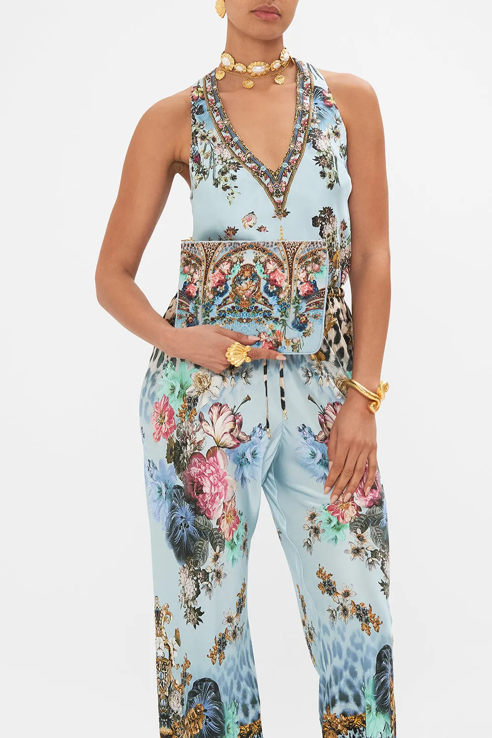 SMALL CANVAS CLUTCH LETTERS TO LEO sold by Camilla product image thumbnail 4