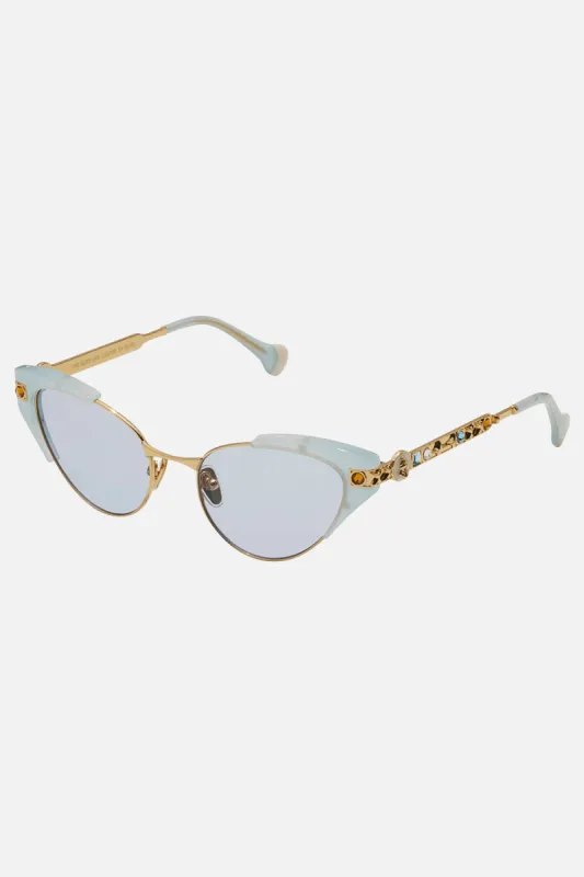 THE SUITE LIFE SUNGLASSES LAGOON BLUE sold by Camilla