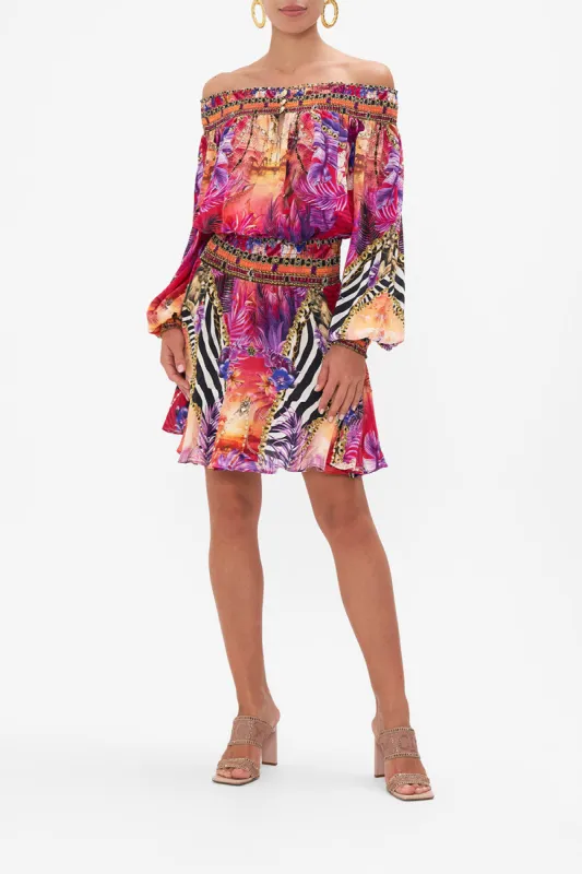 OFF SHOULDER SHORT DRESS WILD LOVING sold by Camilla