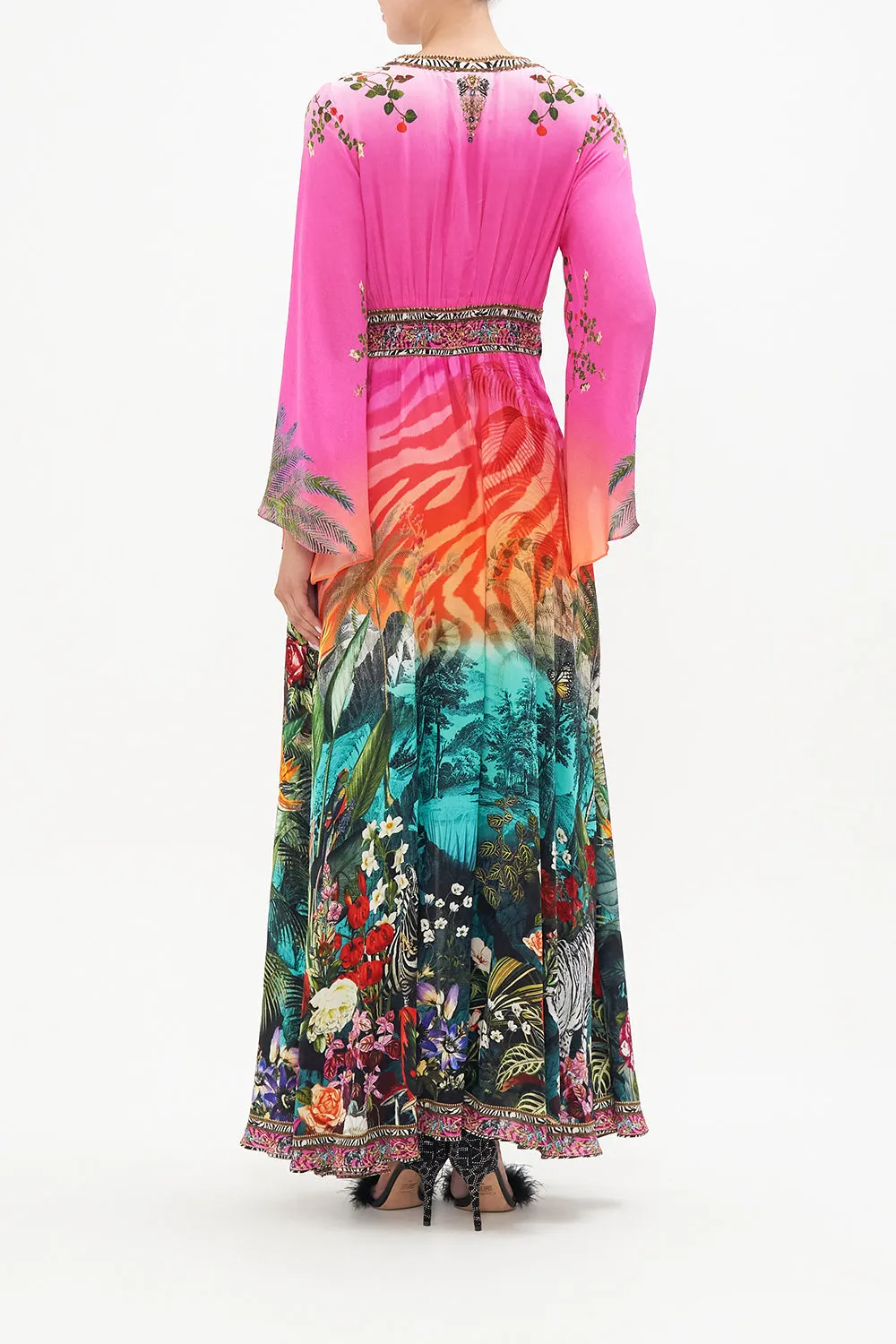 KIMONO SLEEVE DRESS WITH SHIRRING DETAIL UNTAMED RUNAWAY sold by Camilla product image thumbnail 2