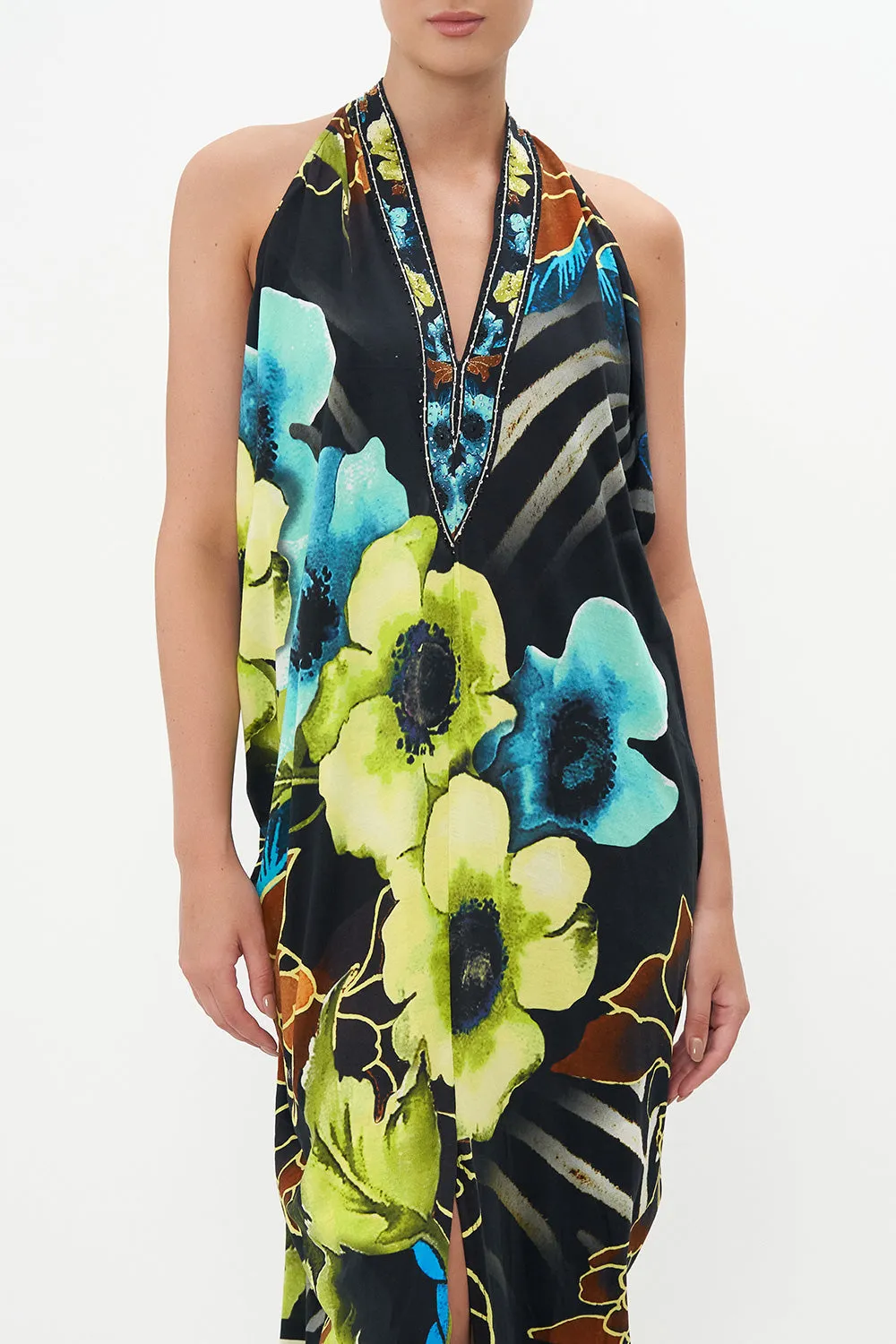 SIDE COWL JERSEY DRESS POPPY DIVINE sold by Camilla product image thumbnail 5