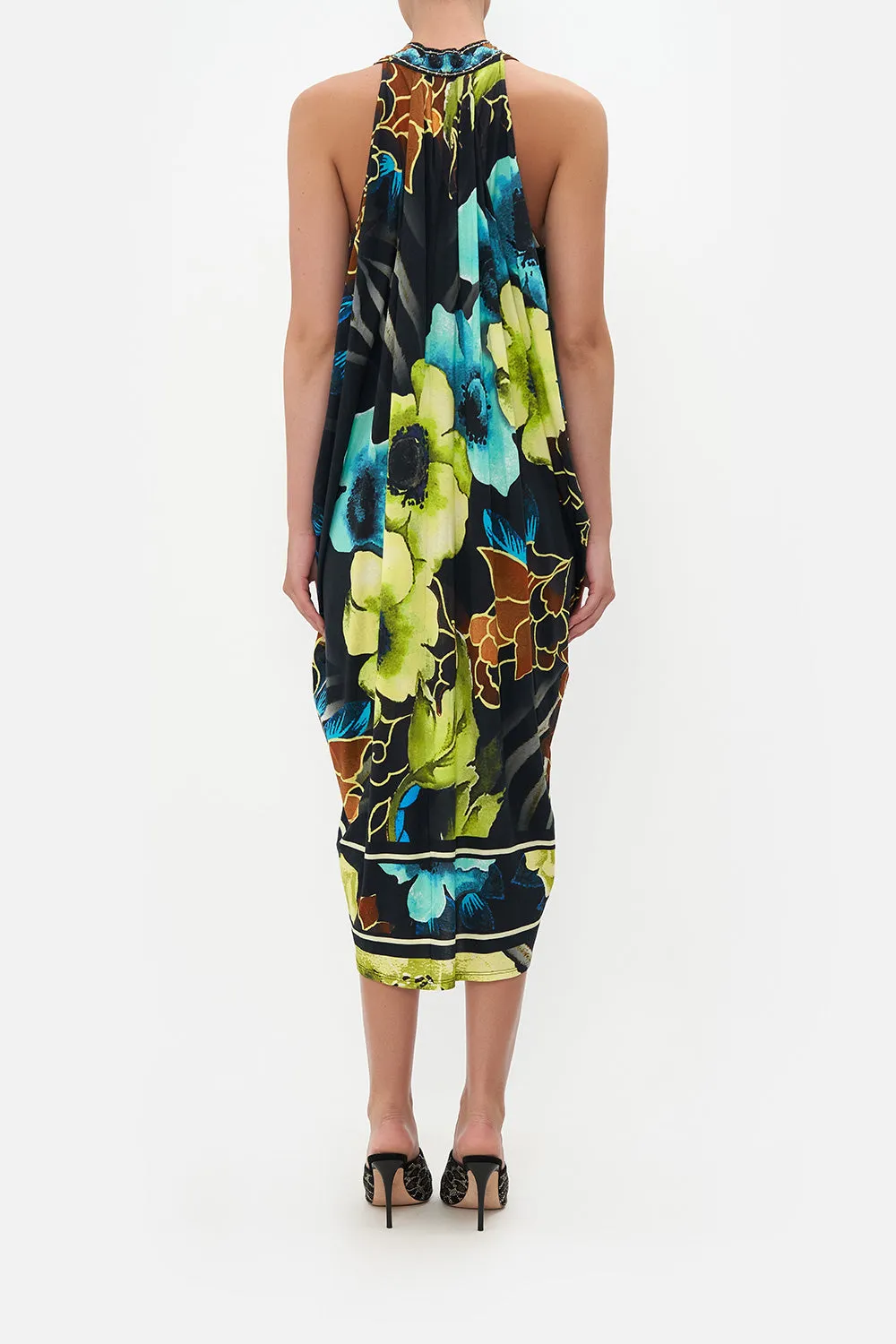 SIDE COWL JERSEY DRESS POPPY DIVINE sold by Camilla product image thumbnail 2