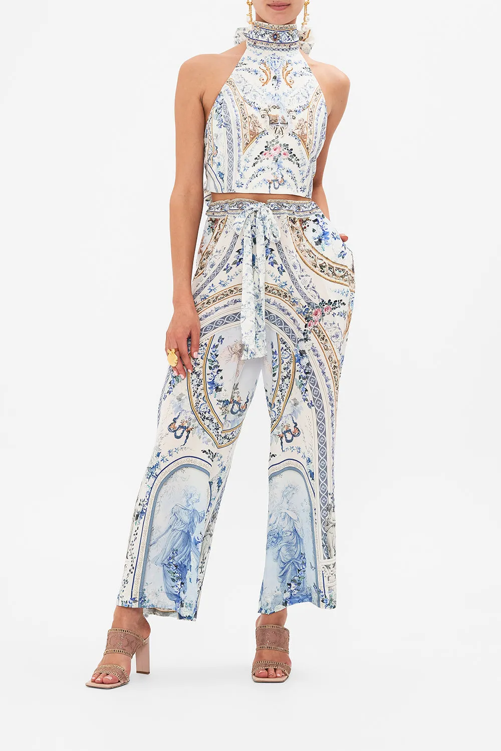 LOUNGE TROUSER WITH WAIST TIE SEASON OF THE SIREN sold by Camilla