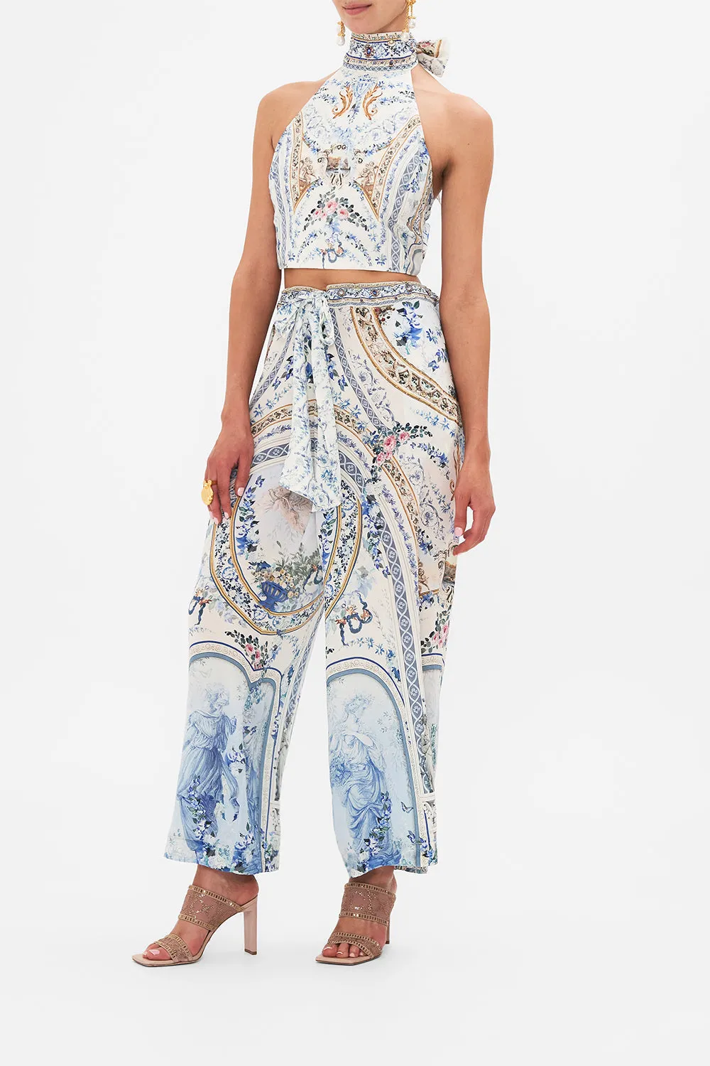 LOUNGE TROUSER WITH WAIST TIE SEASON OF THE SIREN sold by Camilla product image thumbnail 4