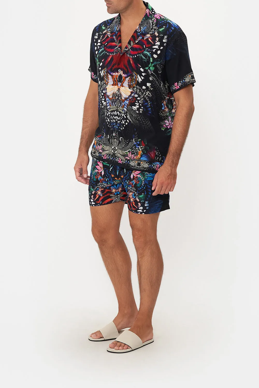 SHORT SLEEVE CAMP COLLARED SHIRT FLUTTER BY sold by Camilla product image thumbnail 4