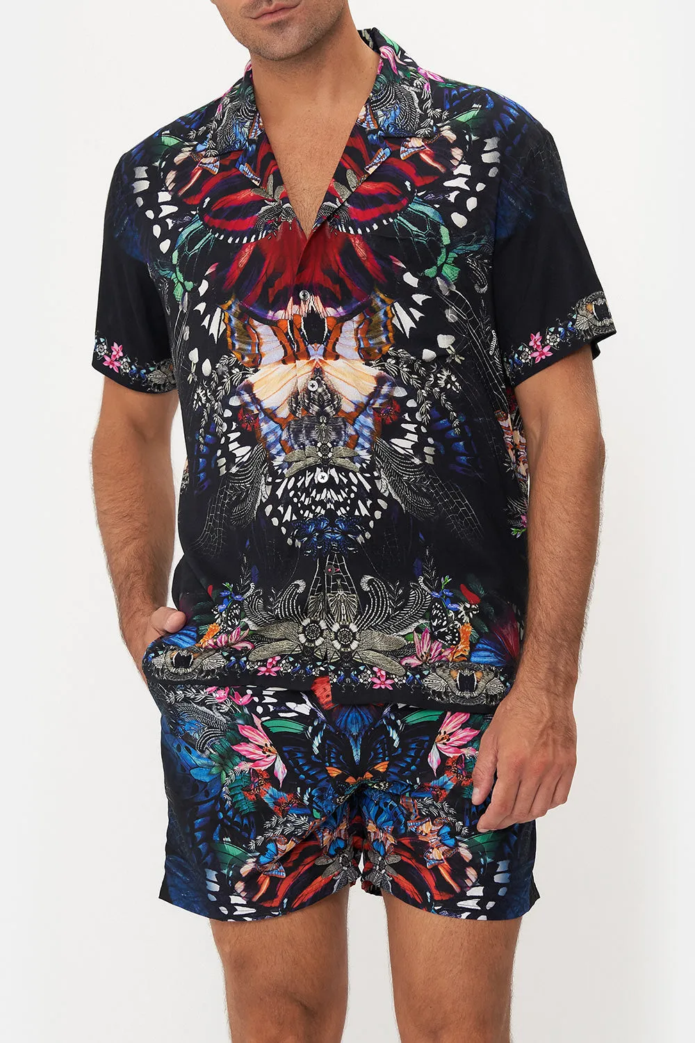 SHORT SLEEVE CAMP COLLARED SHIRT FLUTTER BY sold by Camilla product image thumbnail 5