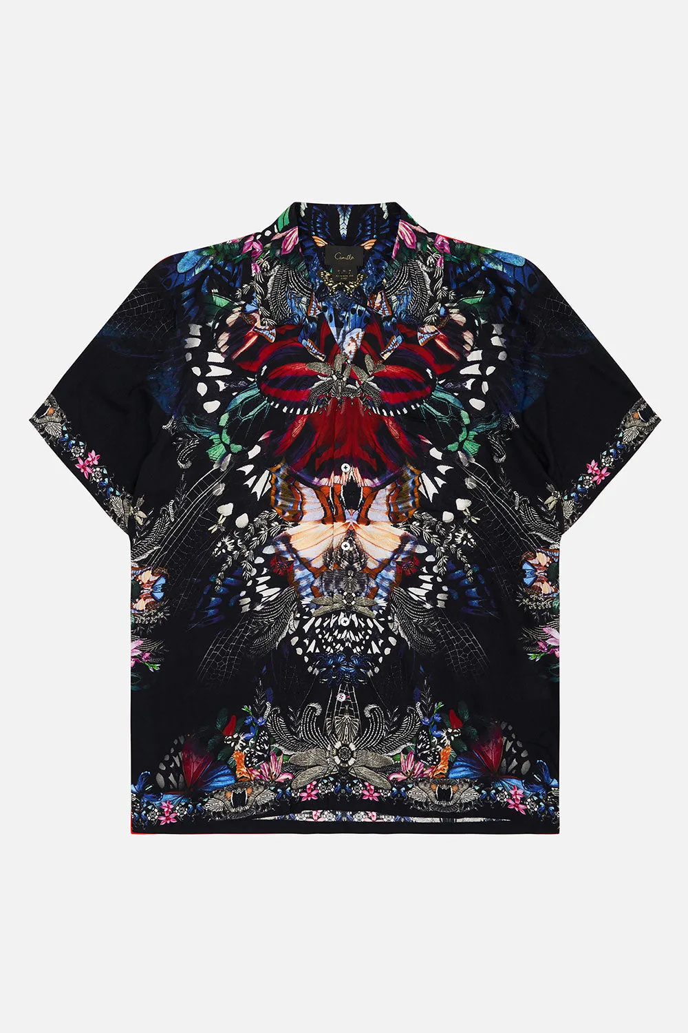 SHORT SLEEVE CAMP COLLARED SHIRT FLUTTER BY sold by Camilla product image thumbnail 3