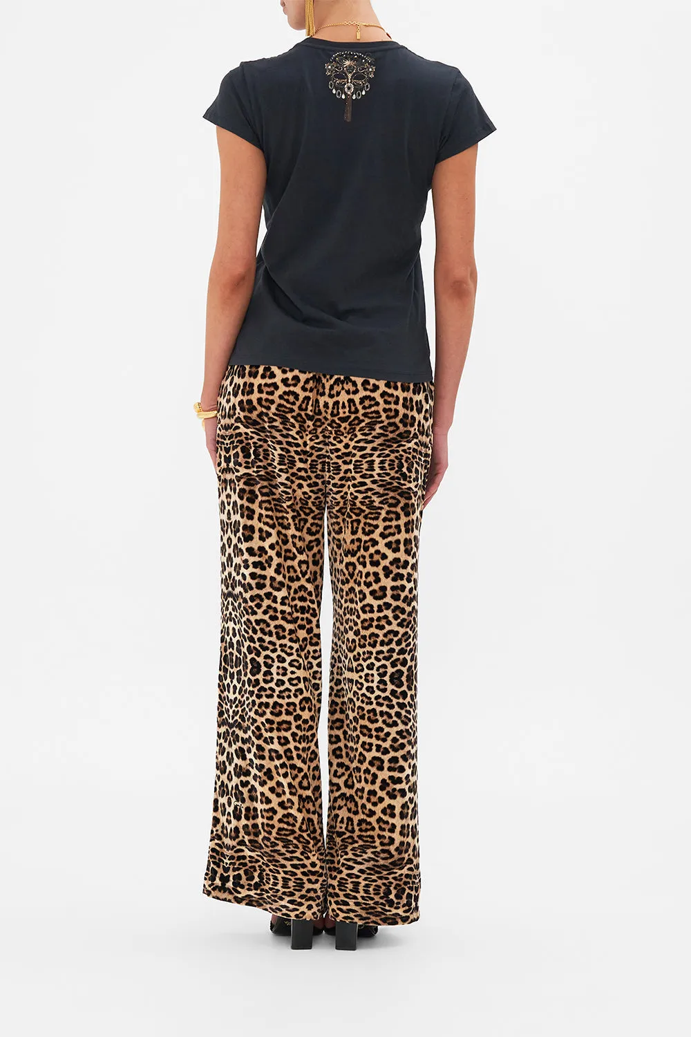 SLIM FIT ROUND NECK T-SHIRT MASKED AT MOONLIGHT sold by Camilla product image thumbnail 2