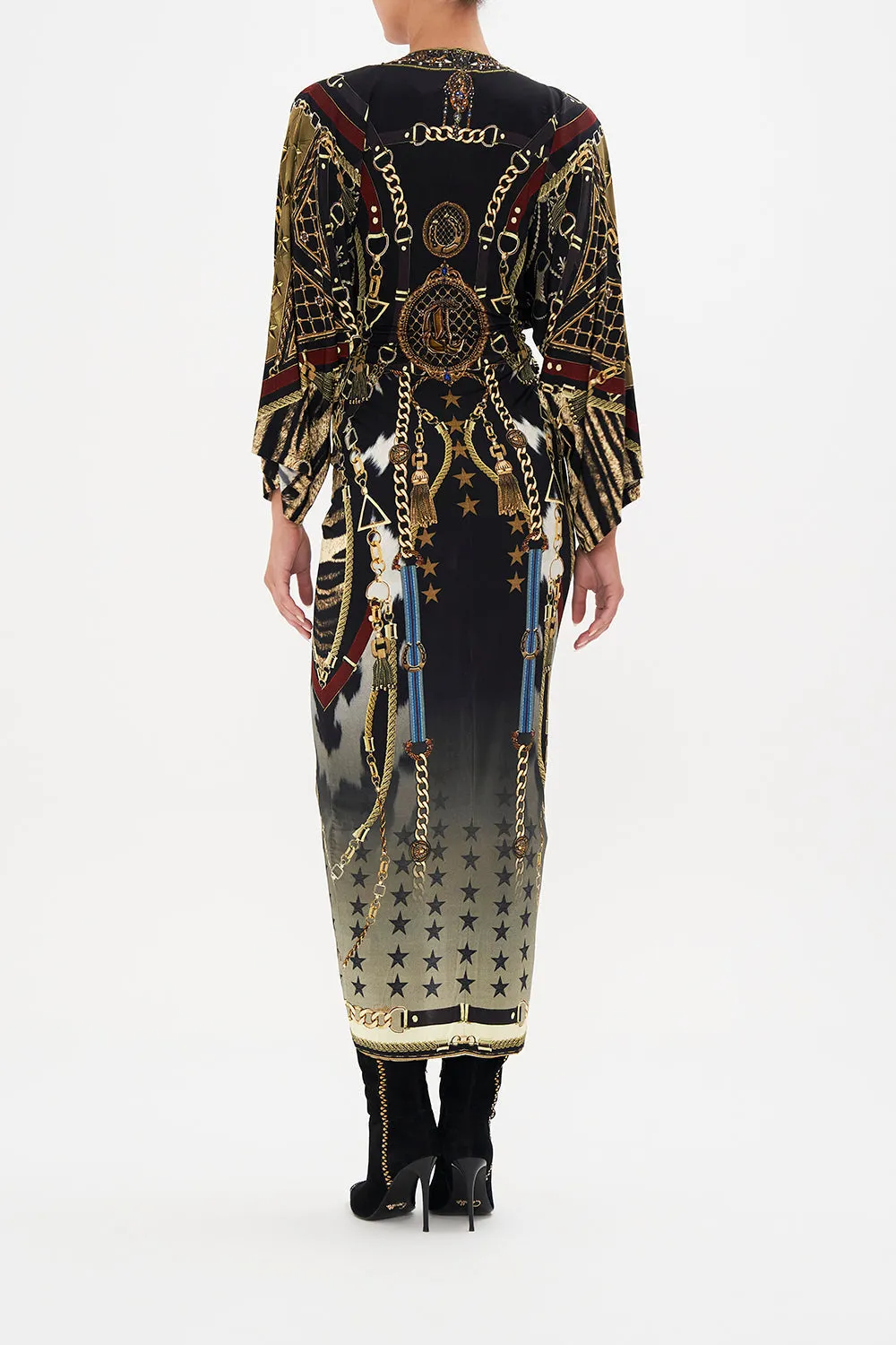 LONG SPLIT FRONT TWIST DRESS BOSS OF THE BRUMBIES sold by Camilla product image thumbnail 2