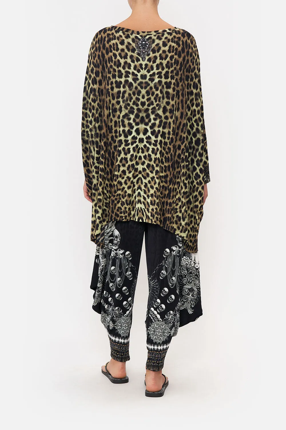 SCOOP NECK SLOUCH TEE ORDER OF DISORDER LOUNGE sold by Camilla product image thumbnail 2