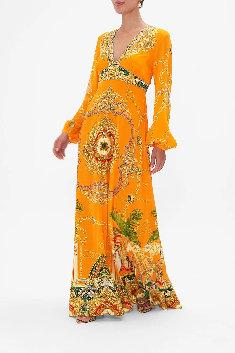 PRINTED LANTERN SLEEVE DRESS DANCING WITH THE BULLS sold by Camilla product image thumbnail 2