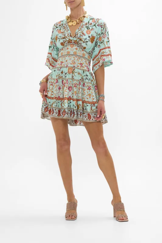 TIERED SKIRT MINI DRESS WEAVING WORLDS sold by Camilla