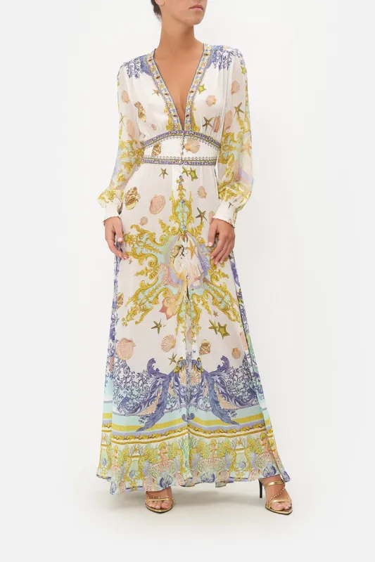 BUTTON DRESS WITH SHAPED WAISTBAND STAR OF THE SEA sold by Camilla