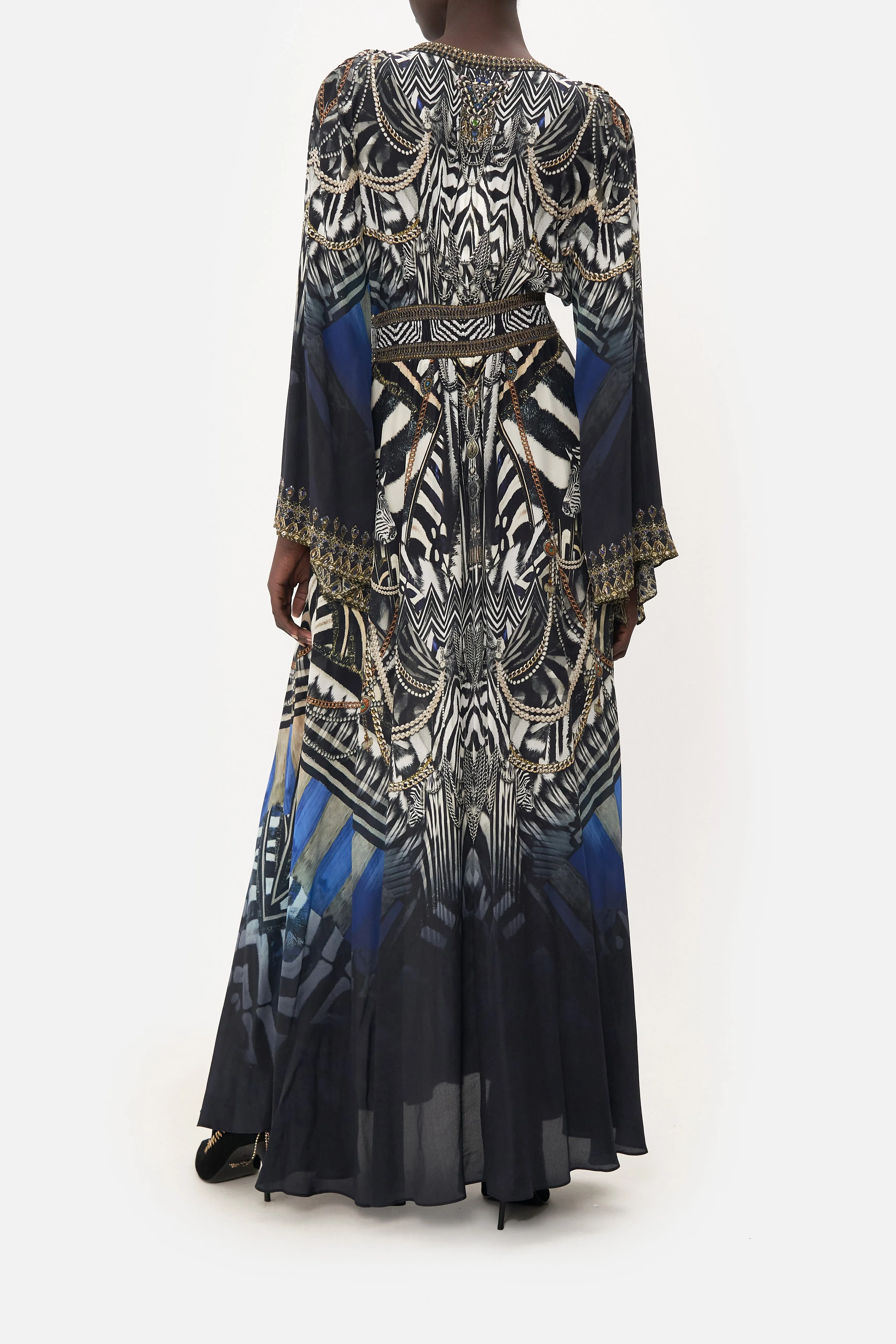 KIMONO SLEEVE DRESS WITH SHIRRING DETAIL KNIGHT OF THE WILD sold by Camilla product image thumbnail 2