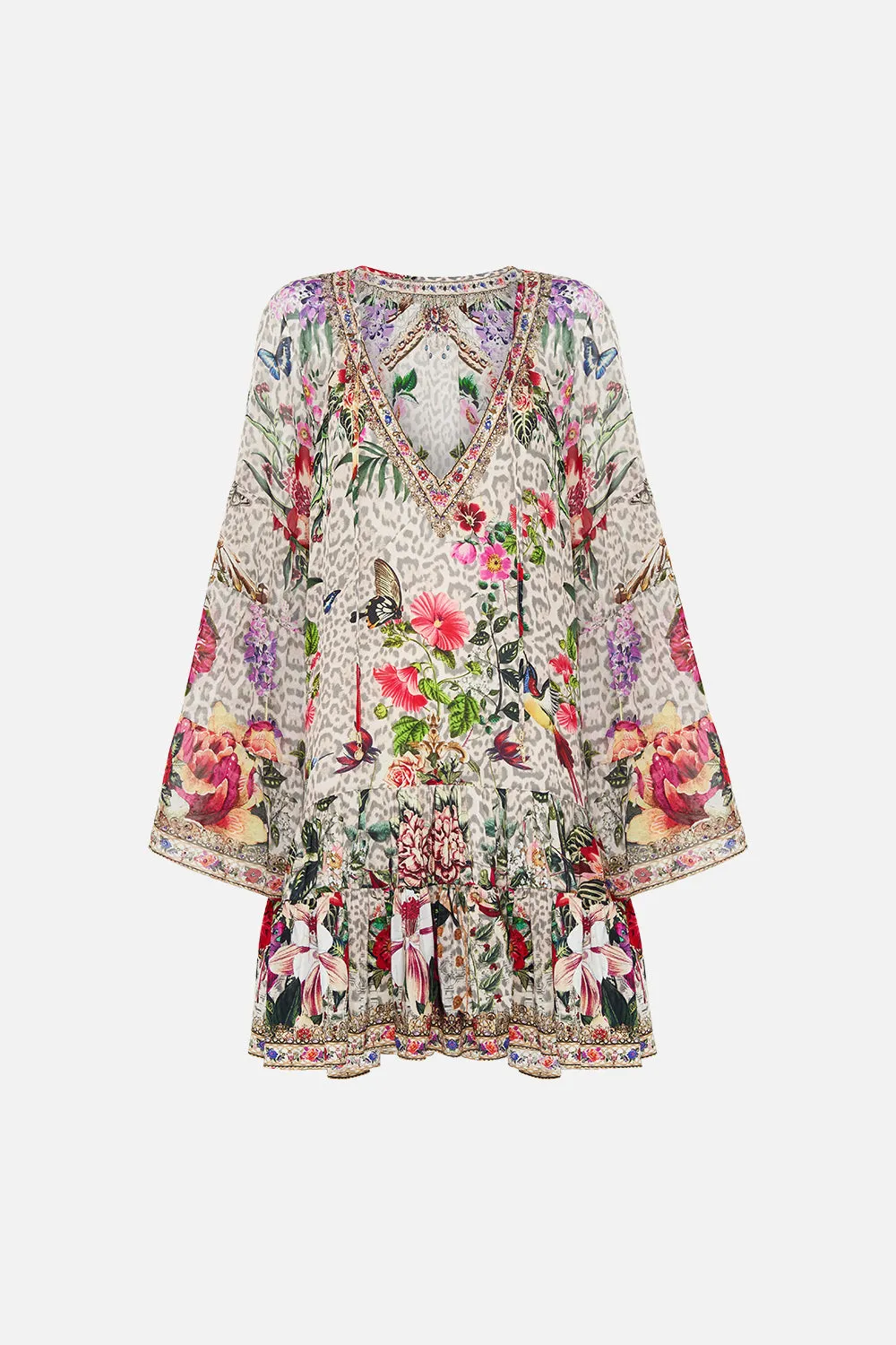 A-LINE GATHERED PANEL DRESS LEOS BOUQUET sold by Camilla product image thumbnail 3