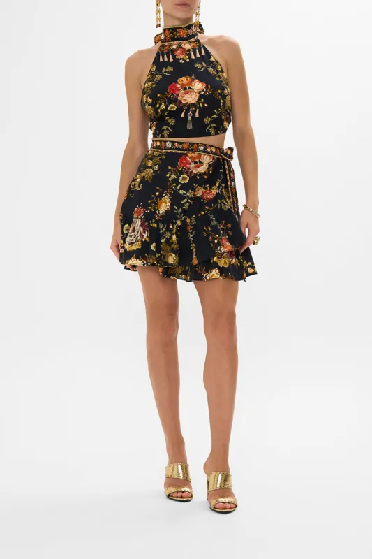 RUFFLE HEM WRAP SKIRT STITCHED IN TIME sold by Camilla